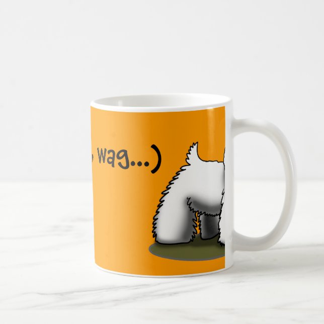 Westie/Scottie (… wag, wag, wag…) Tasse (Droite)