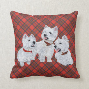 Westie sur COUSSIN Tartan