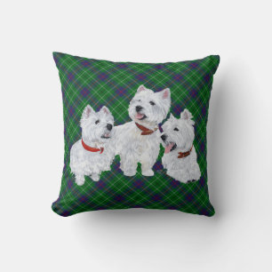 Westie sur COUSSIN Tartan