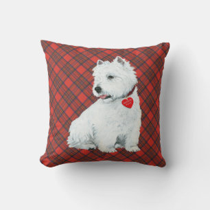 Westie sur le COUSSIN tatan