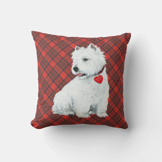Westie sur le COUSSIN tatan (Recto)