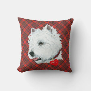 Westie sur le COUSSIN tatan