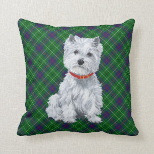 Westie sur le COUSSIN tatan