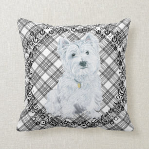 Westie sur le COUSSIN tatan