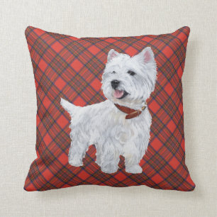 Westie sur le COUSSIN tatan
