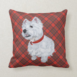 Westie sur le COUSSIN tatan