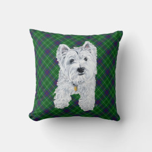 Westie sur le COUSSIN tatan