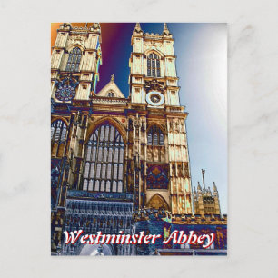Westministre Abbey London Carte postale britanniqu