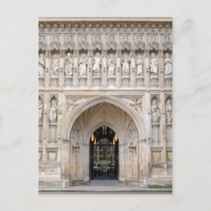Westminster Abbey West Door, Londres Carte postale