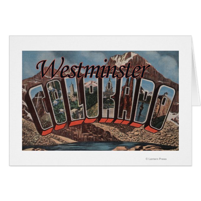 Westminster, Colorado - Scènes à grandes lettres (Devant horizontal)