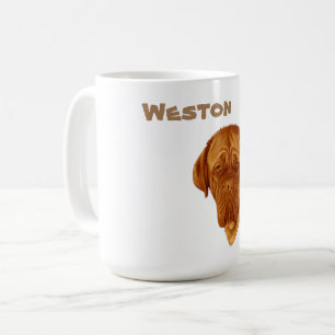 Weston Nom Avec Dogue De Bordeaux, Café Mug
