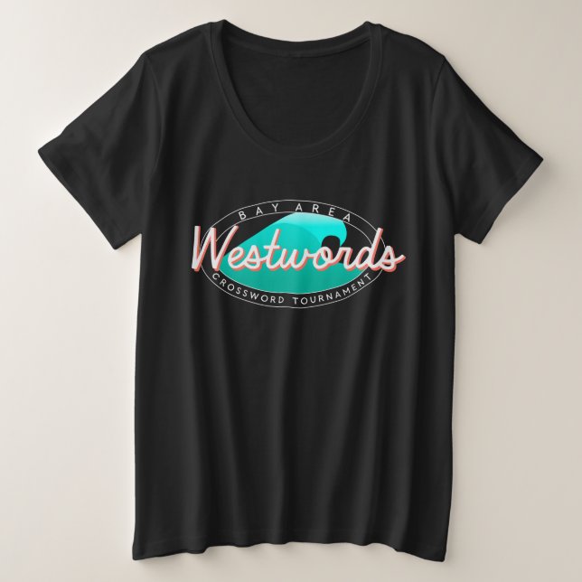 Westwords Reverse Logo T-shirt (femmes plus taille (Design devant)