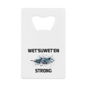 Wet'suwet'en Forte couleur horizontale de la plume
