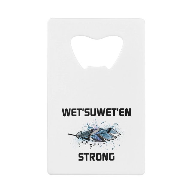 Wet'suwet'en Forte couleur horizontale de la plume (Devant)