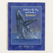 Whale Art avec plaisir Dit Weekly/Daily Planner