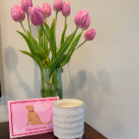 Whale Hello There Golden Dog Cartes de voeux