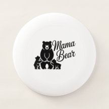 Mama Bear with Cubs Cute Family Bear