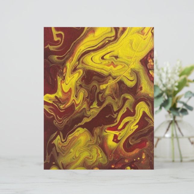 What a view! Golden Scrapbook paper. (Debout devant)