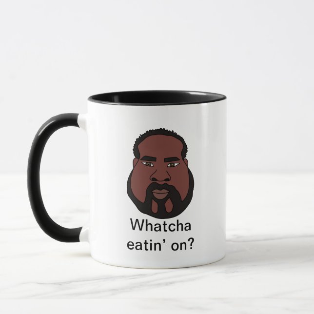 Whatcha Eatin’ Sur Gag Cadeau Café Mug  (Gauche)