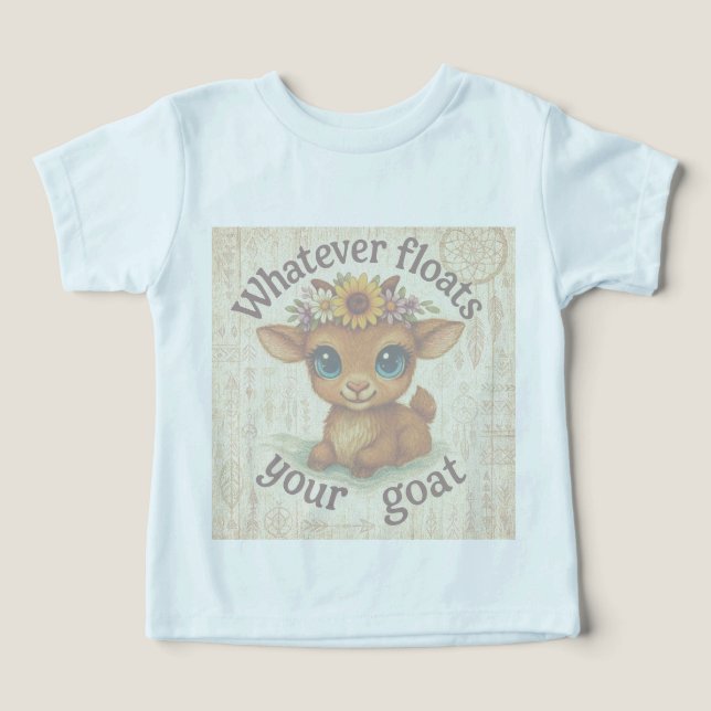Whatever Floats Your Goat Tee (Design Recto)