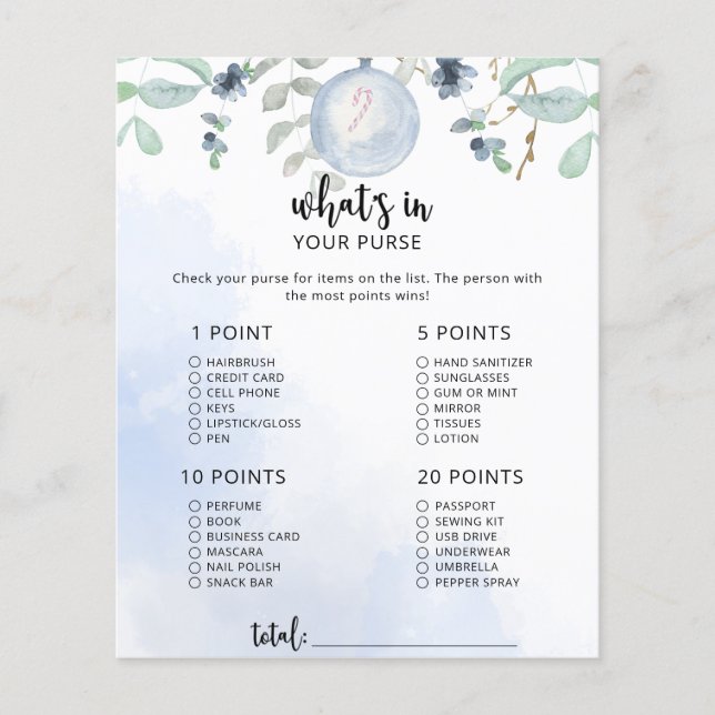 Whats d'hiver dans votre sac à main (Devant)