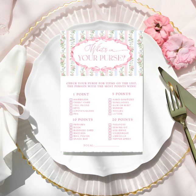 Whats Floral Bow dans votre jeu de douche à sac (Créateur téléchargé)