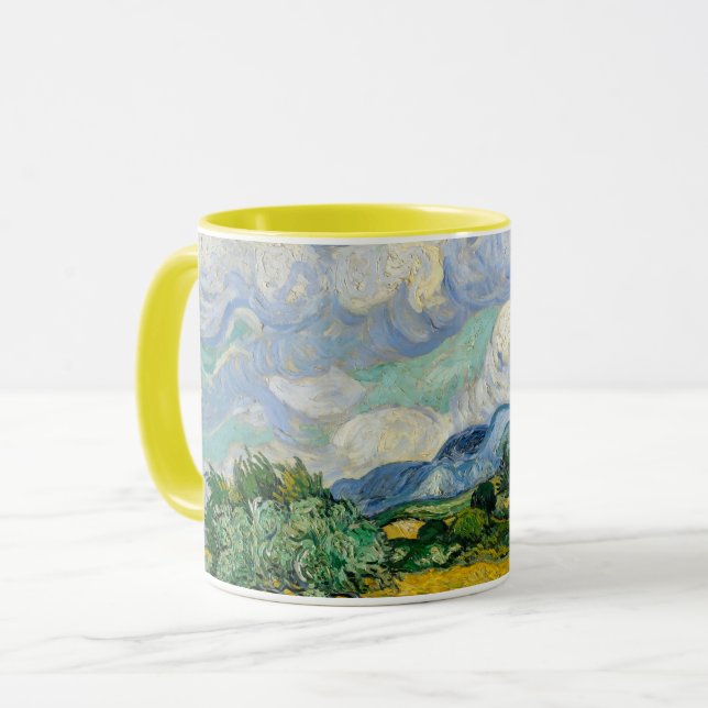 Wheat Fields Van Gogh Mug (Devant gauche)