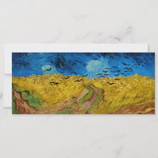 Wheatfield with Crows de Vincent van Gogh (1890) (Devant)