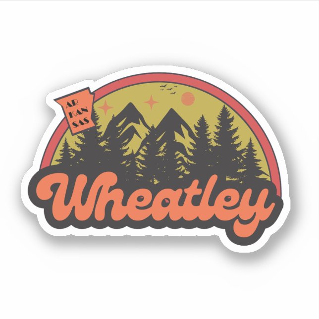 Wheatley, Arkansas  Autocollant (Devant)