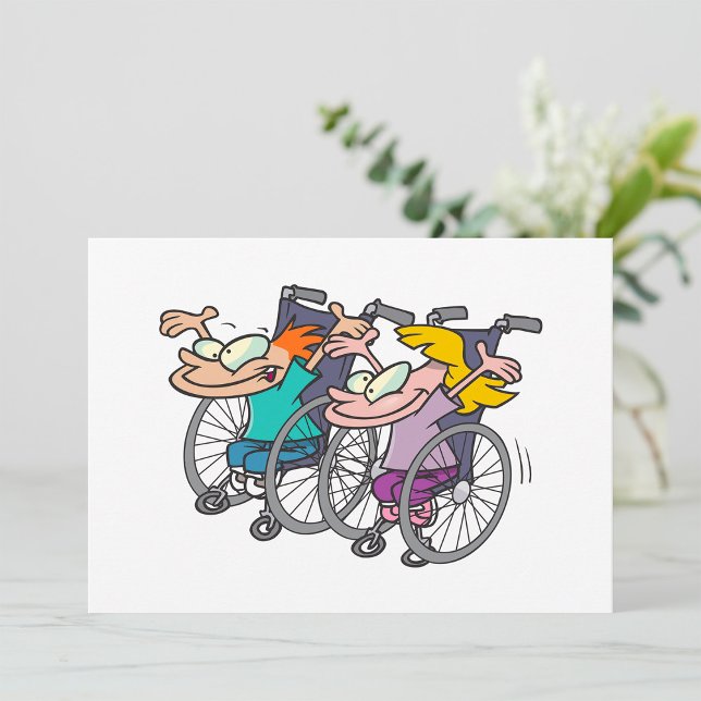 Wheelchair Race Invitations (Créateur téléchargé)