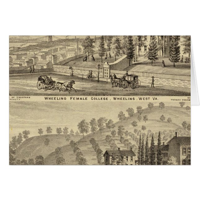 Wheeling Female College, Wheeling (Devant horizontal)