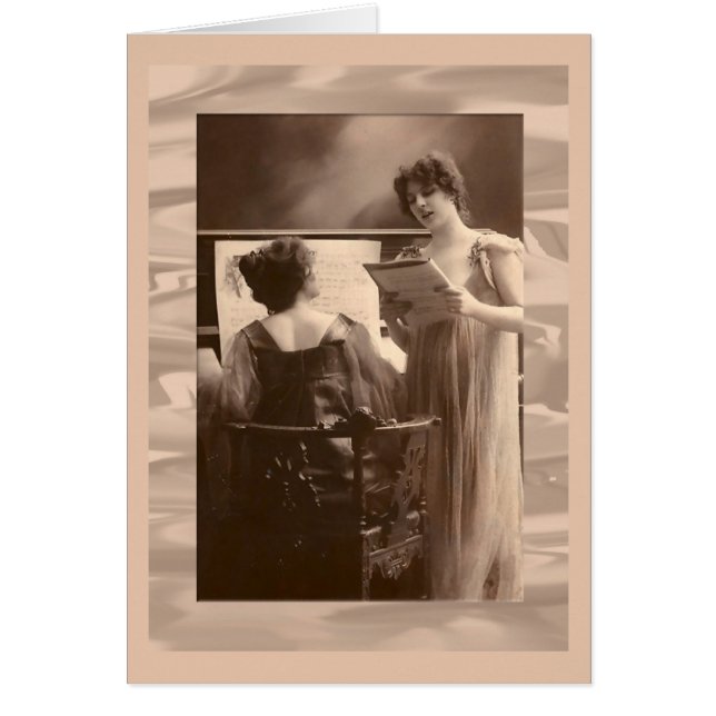 When Charmaine sings dogs howl  Victorian ladies (Devant)