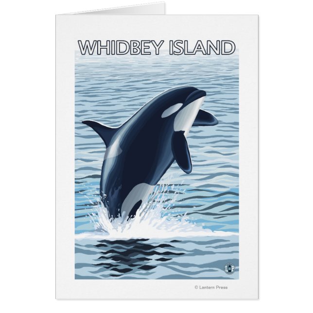 Whidbey Island, Washington Orca Jumping (Devant)