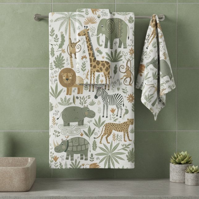 Whimsical African Animals Pattern ID1263 (Créateur téléchargé)
