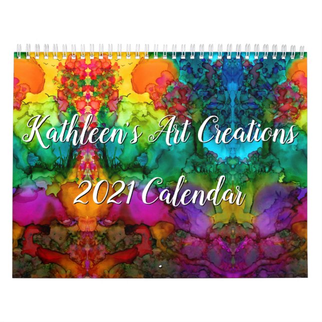 Whimsical and Colorful Animals 2021 Calendrier (Protection)