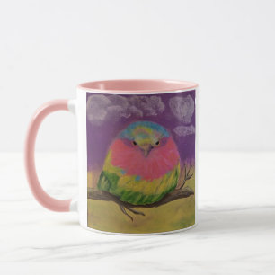 Whimsical Bird Mug Be Yself World Ajustera