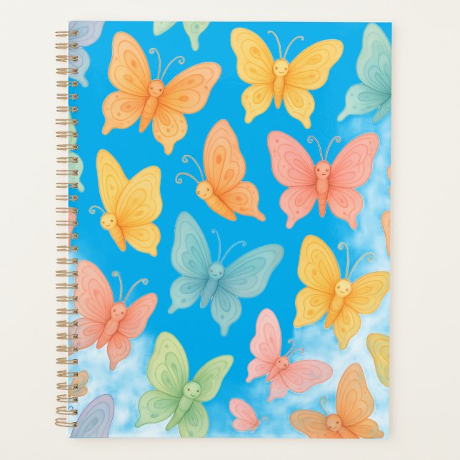 "Whimsical Butterflies" Tote (Devant)