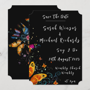 Whimsical Butterfly Garden Invitation de mariage