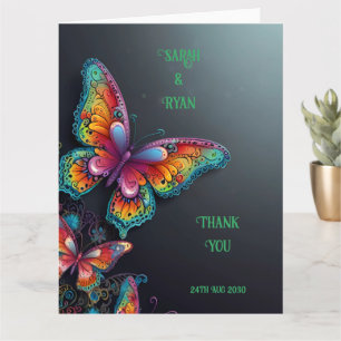 Whimsical Butterfly Romance Faire-part de mariage