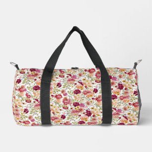 Whimsical Chic élégant floral Duffson sac