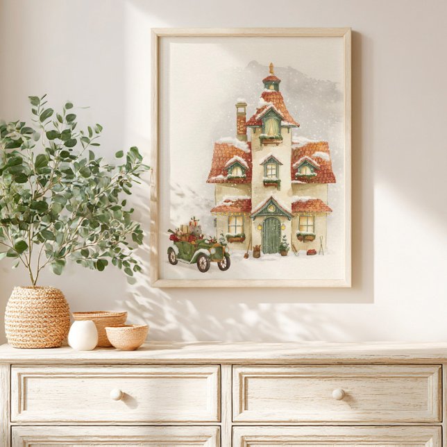  Whimsical Christmas Storybook kids Poster (Créateur téléchargé)