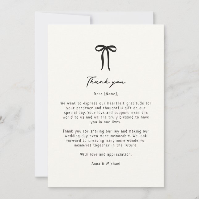 Whimsical, dessiné à la main mariage carte de reme (Devant)