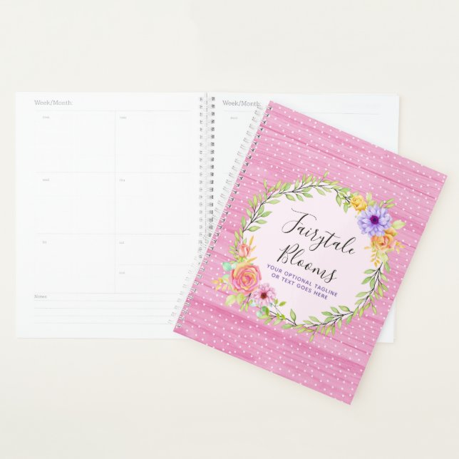 Whimsical Floral Roses & Rustic Rose Wood Girl (Devant avec enveloppe)