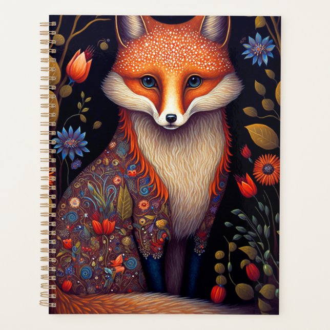 Whimsical Fox Woodland Imaginaire Art (Devant)