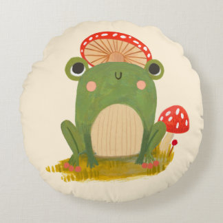 Whimsical Frog Coussin - Cute Woodland Nursery