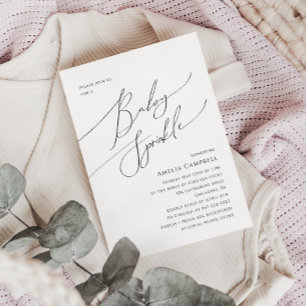 Whimsical Genre Neutre Baby Sprinkle Invitation