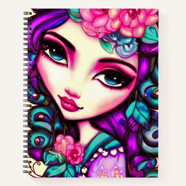Whimsical Girl Carnet artistique (Devant)