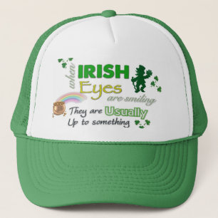 Whimsical Irish Eyes Casquette