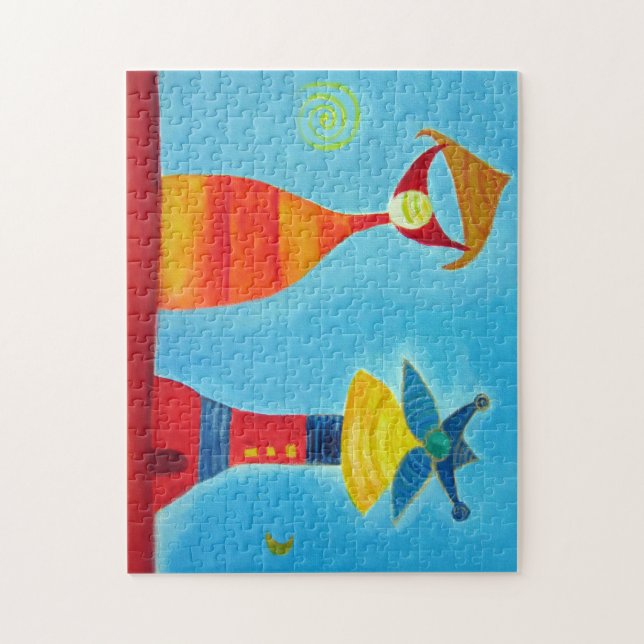 Whimsical Love 11x14 Puzzle photo avec boîte cadea (Vertical)