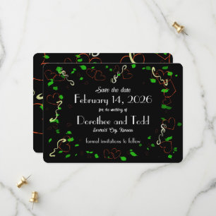 Whimsical Love Saves the Date Invitation